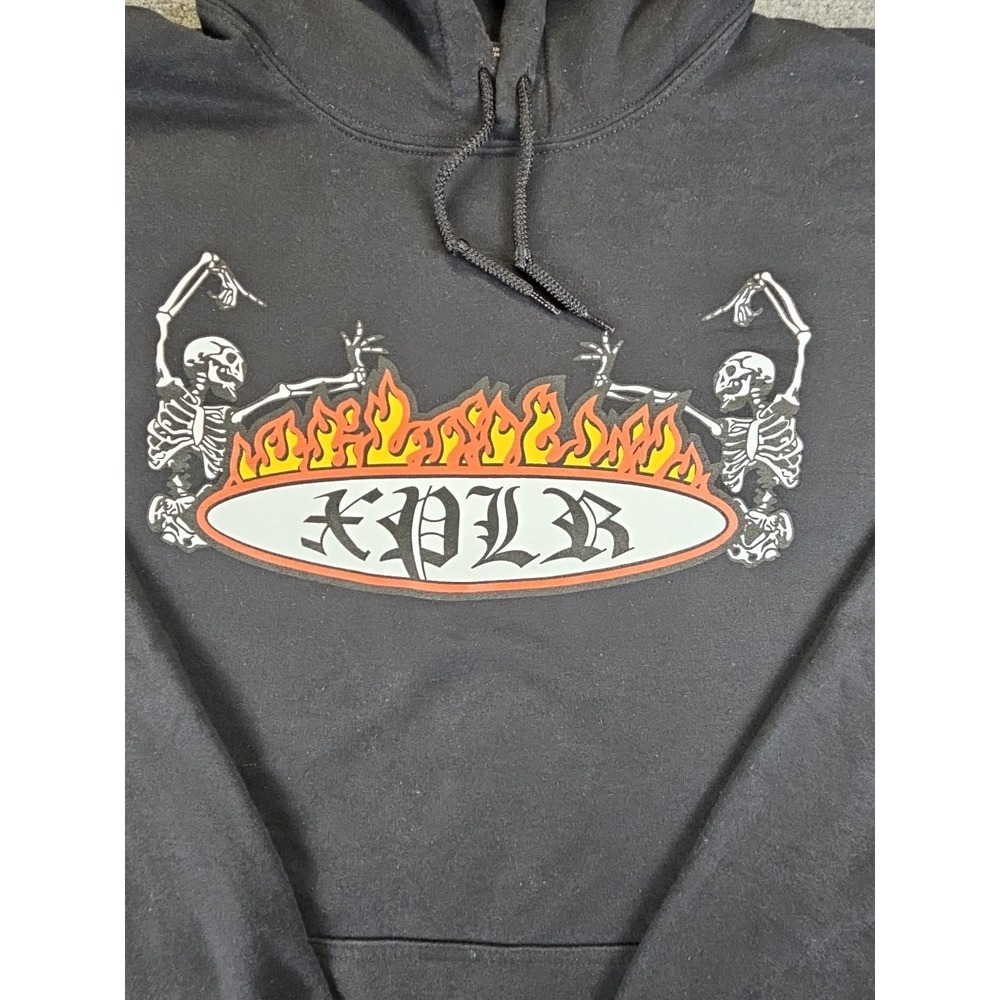 Sam and Colby XPLR Club Exclusive Skeleton Hoodie Black 2XL Excellent 1473